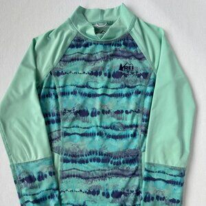 REI Co-Op Fitted Zonai Long-sleeve Rashguard Swim Shirt Unisex Size 8